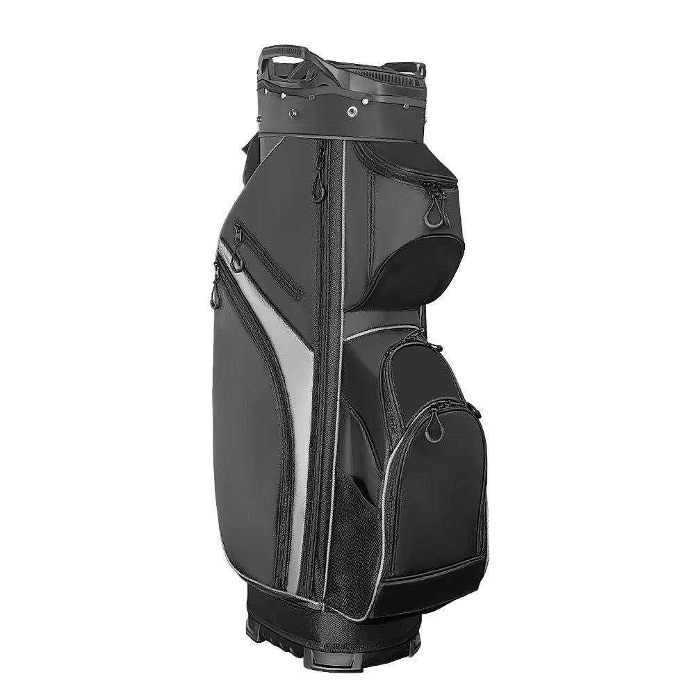 Custom Tour Golf Staff Detachable Lightweight Sunday Stand Bag - Durable Nylon with 12 Way Divider & Multi Pockets