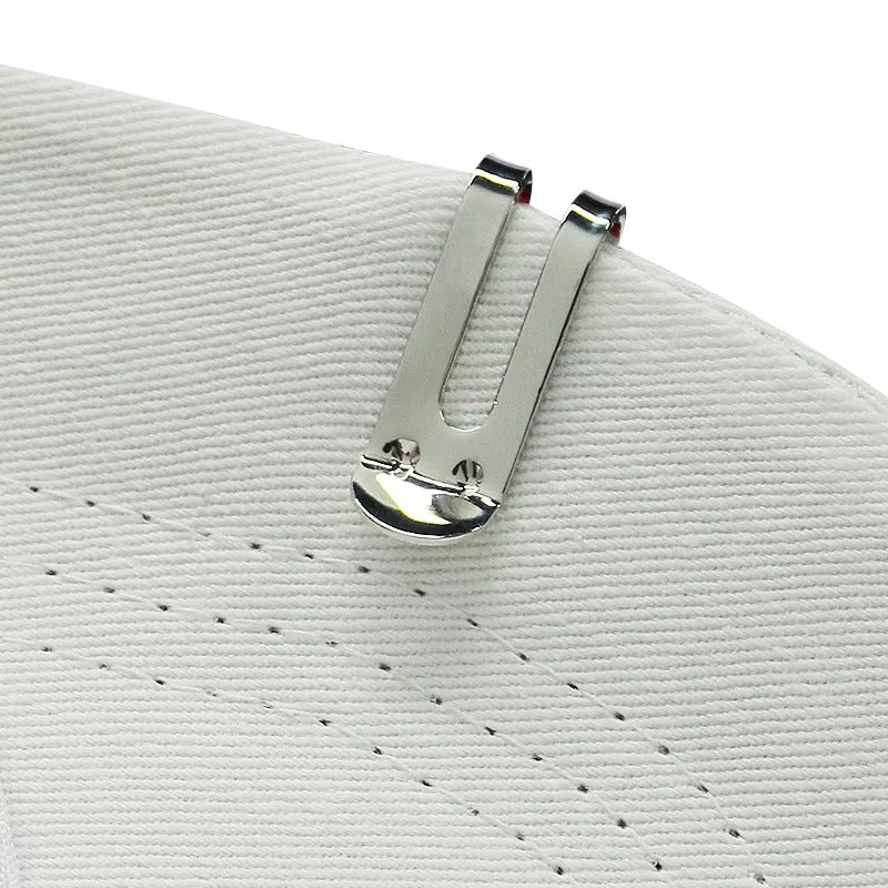 1 Pcs Golf Hat Clip - Magnetic Alloy Cap Clip with Golf Ball Marker - Golf Accessories & Training Aids
