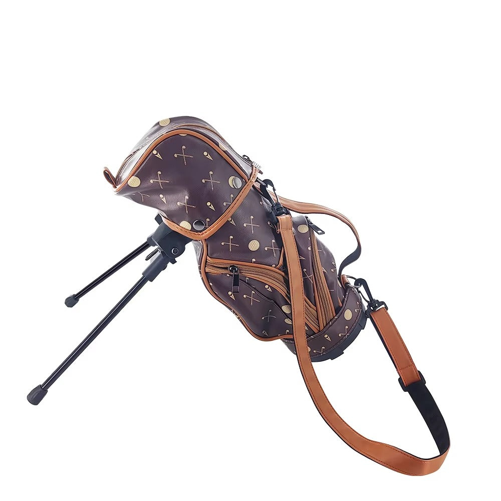 Custom Logo High Quality Lightweight PU Golf Club Bag - Portable Small Carry Bag, Waterproof & Durable Sunday Golf Bags
