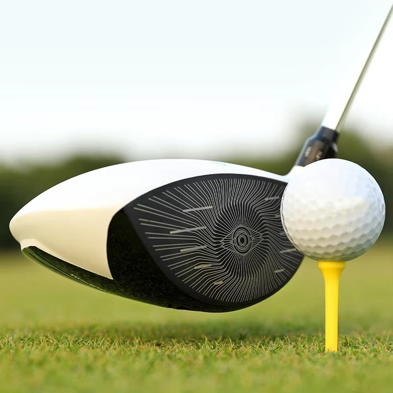 High Rebound Titanium Right Handed Golf Driver Head - Adjustable Clubs with Rubber Grip