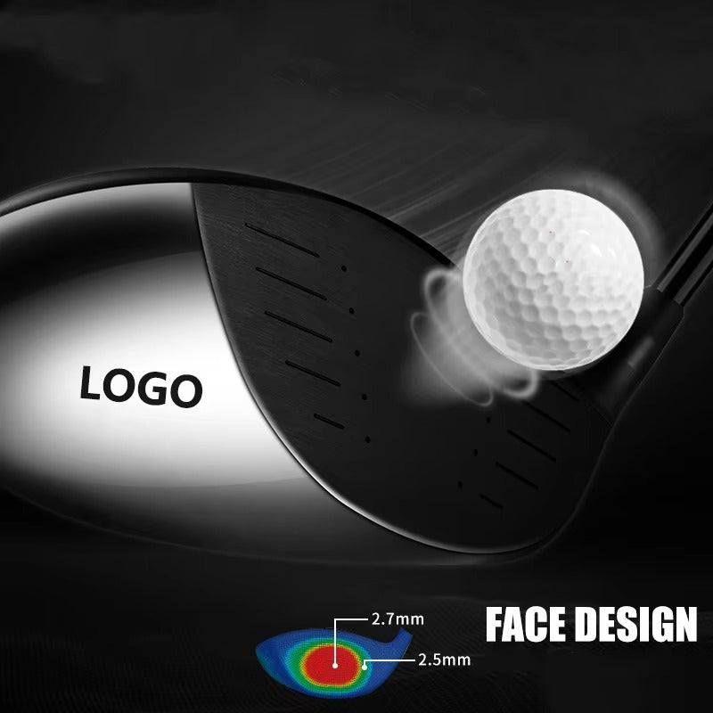 Men's Black Golf Driver Head - Right Handed, High Quality Golf Clubs