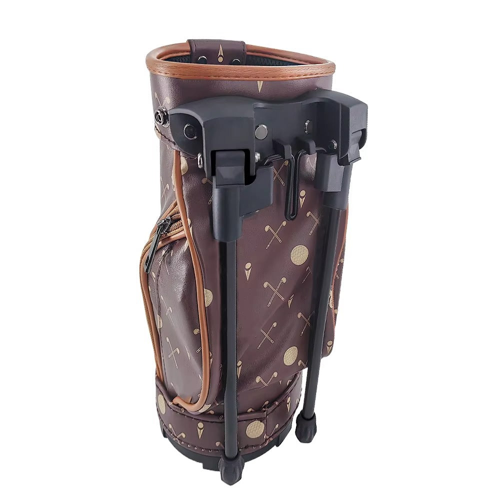 Custom Logo High Quality Lightweight PU Golf Club Bag - Portable Small Carry Bag, Waterproof & Durable Sunday Golf Bags