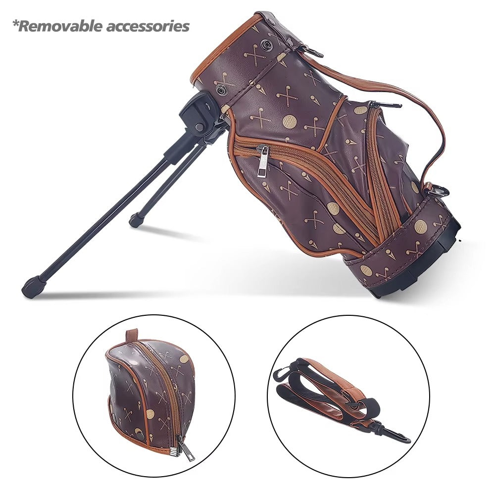 Custom Logo High Quality Lightweight PU Golf Club Bag - Portable Small Carry Bag, Waterproof & Durable Sunday Golf Bags