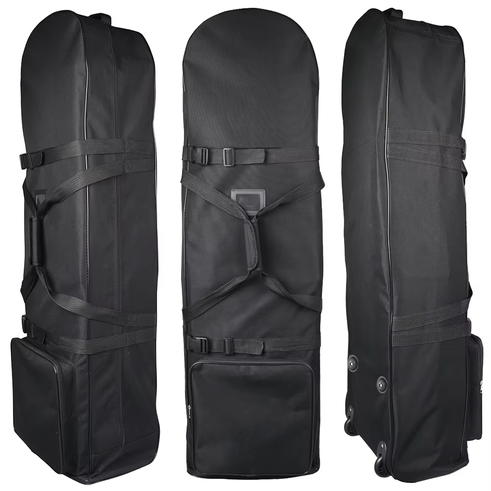 Oxford Golf Aviation Bag - Waterproof Protective Cover with Wheels, Ideal for Stand Bags, Suitable for Checked Luggage