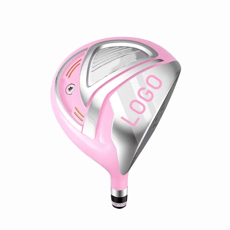 Titanium Golf Driver Head - Right Hand, Women's, Customizable Golf Club with Rubber Grip