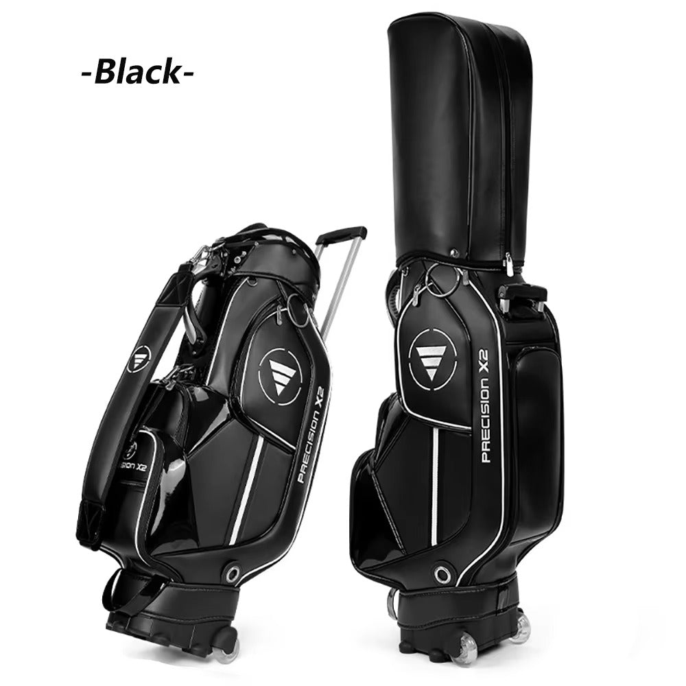 Golf Trolley Bag - Unisex, Water-Repellent, Portable with Large Capacity & Wheels, Personalized Golf Club Storage Bag