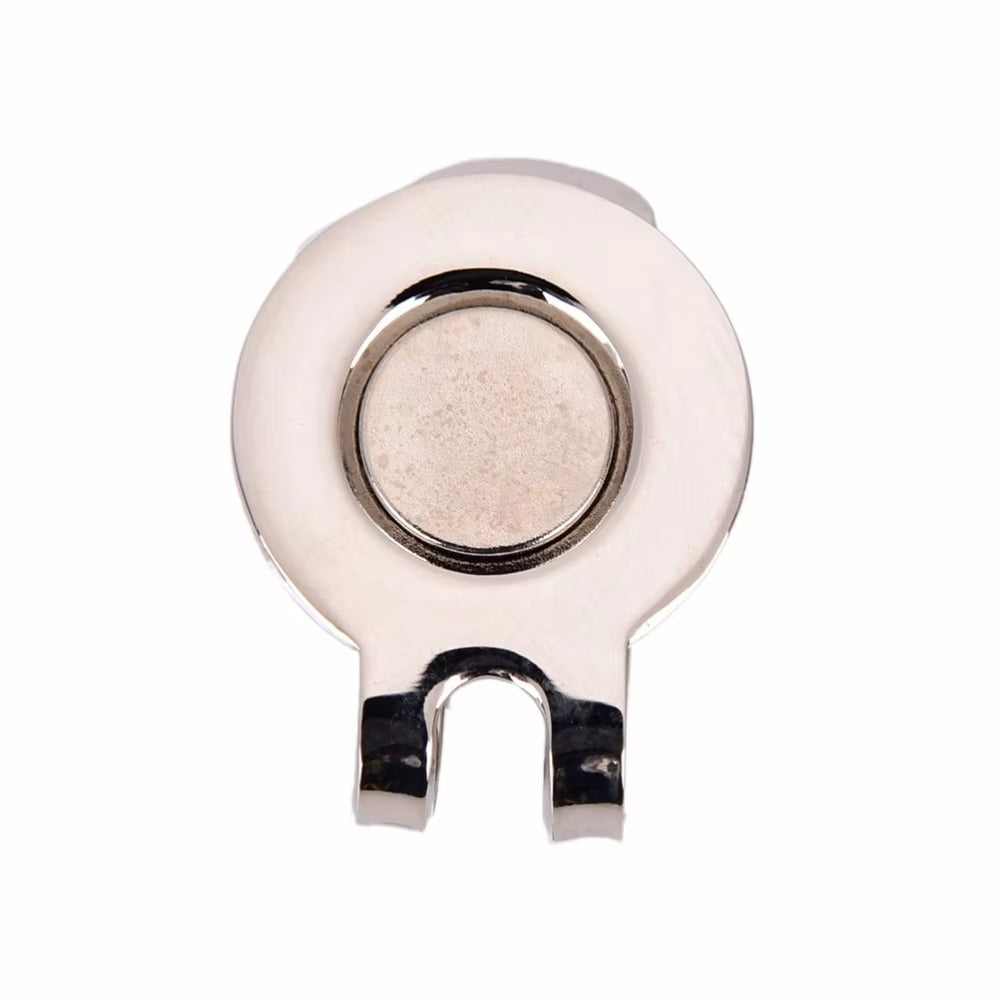 1 Pcs Golf Hat Clip - Magnetic Alloy Cap Clip with Golf Ball Marker - Golf Accessories & Training Aids