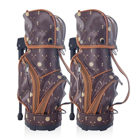 Custom Logo High Quality Lightweight PU Golf Club Bag - Portable Small Carry Bag, Waterproof & Durable Sunday Golf Bags