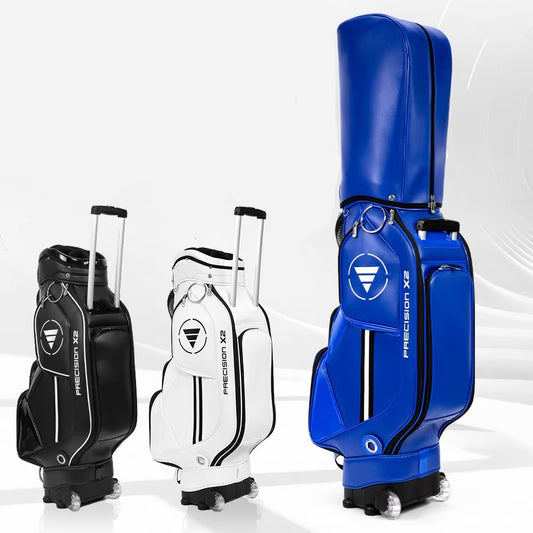 Golf Trolley Bag - Unisex, Water-Repellent, Portable with Large Capacity & Wheels, Personalized Golf Club Storage Bag