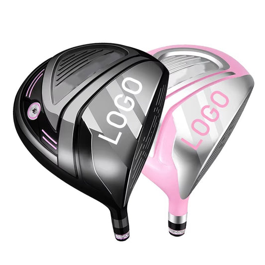 Titanium Golf Driver Head - Right Hand, Women's, Customizable Golf Club with Rubber Grip