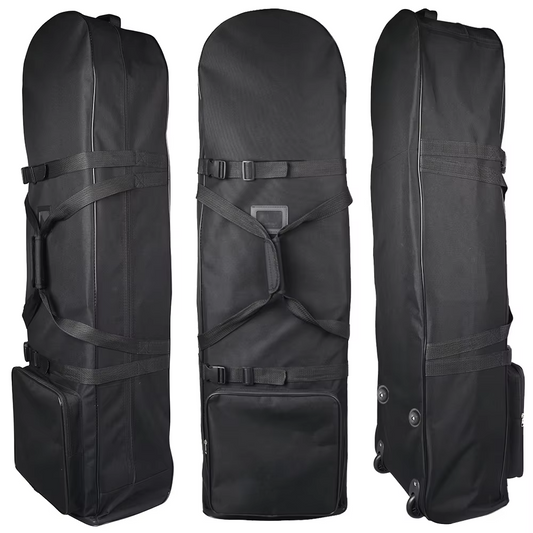 Oxford Golf Aviation Bag - Waterproof Protective Cover with Wheels, Ideal for Stand Bags, Suitable for Checked Luggage