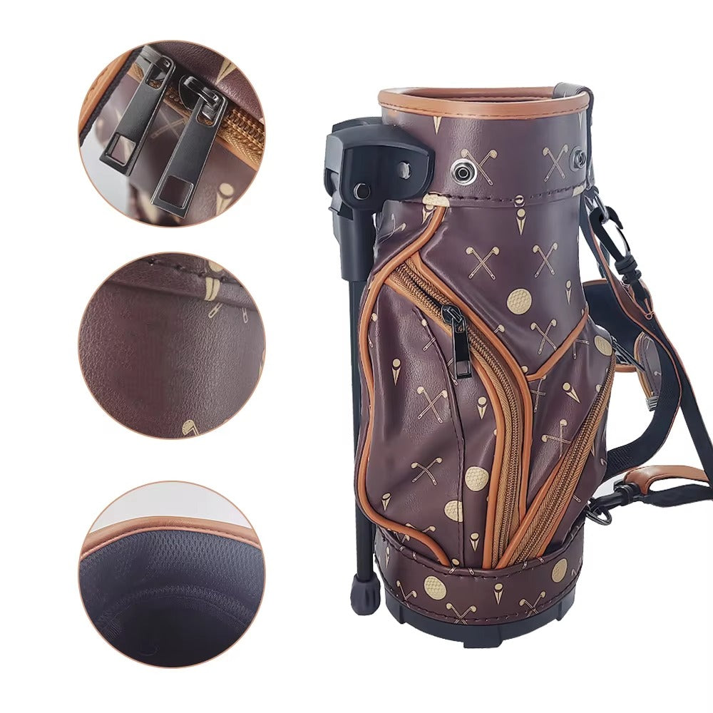 Custom Logo High Quality Lightweight PU Golf Club Bag - Portable Small Carry Bag, Waterproof & Durable Sunday Golf Bags